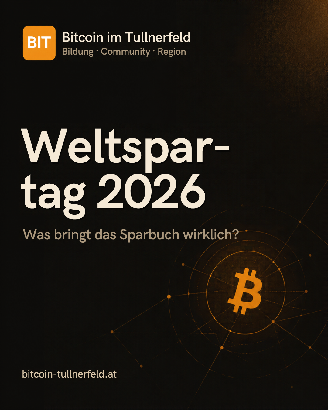 Weltspartag 2026 — Sparbuch, Zinsen und Kaufkraft